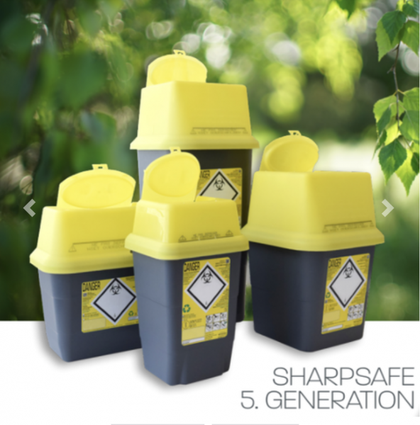 Sharpsafe® Sharps Containers, Yellow